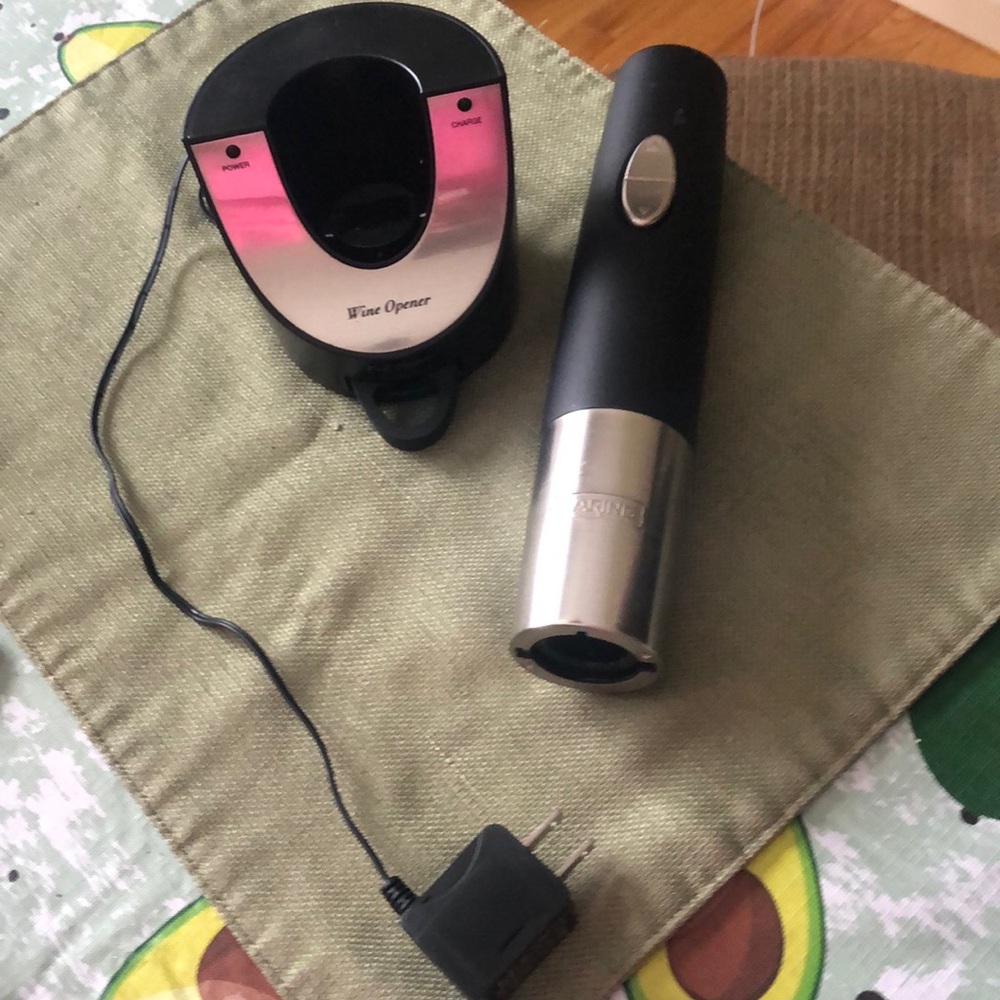 Electric Wine Opener - Black and Silver